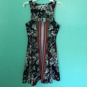 Abstract floral dress